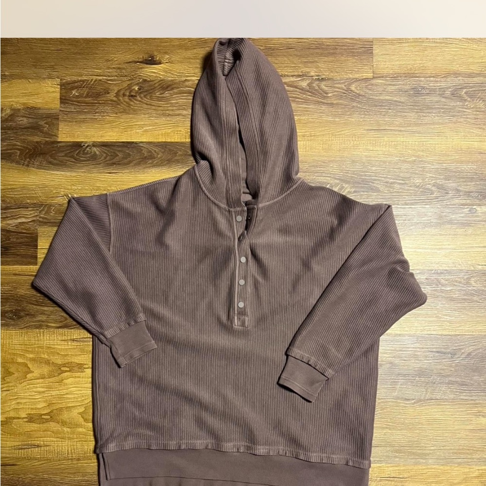 Aerie Brown Hoodie Sweatshirt
